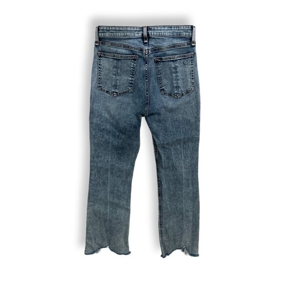 rag & bone  NINA HIGH- RISE ANKLE FLARE jeans size 27 - Picture 3 of 6